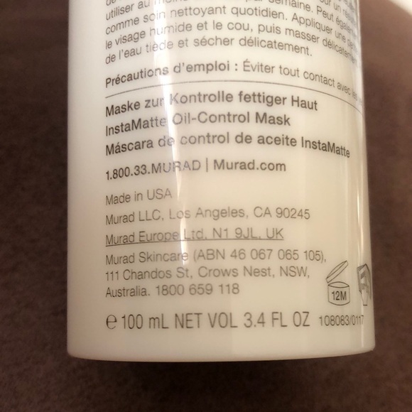 Murad Instamatte Oil Control Mask - Picture 2 of 3